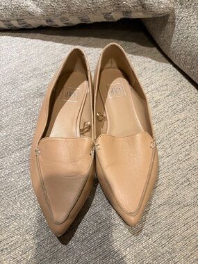 GAP Tan Pointed Leather Loafers